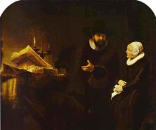 Haga click para ver la imagen ampliada the mennonite minister cornelius claeszoon anslo in conversation with his wife aaltje.jpg